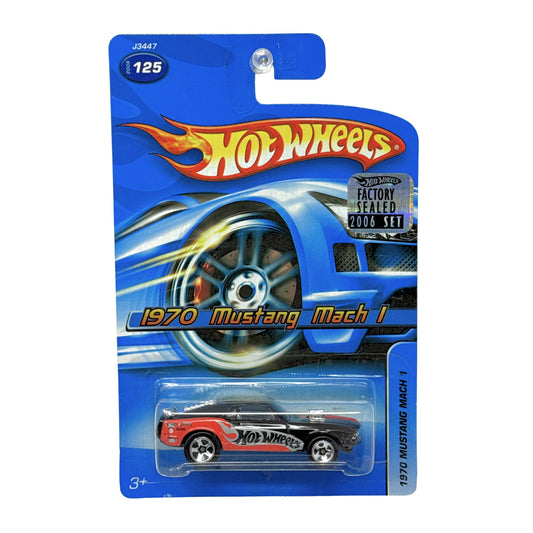 Hot Wheels 1970 Ford Mustang Mach 1 1:64 Diecast Factory Sealed Black