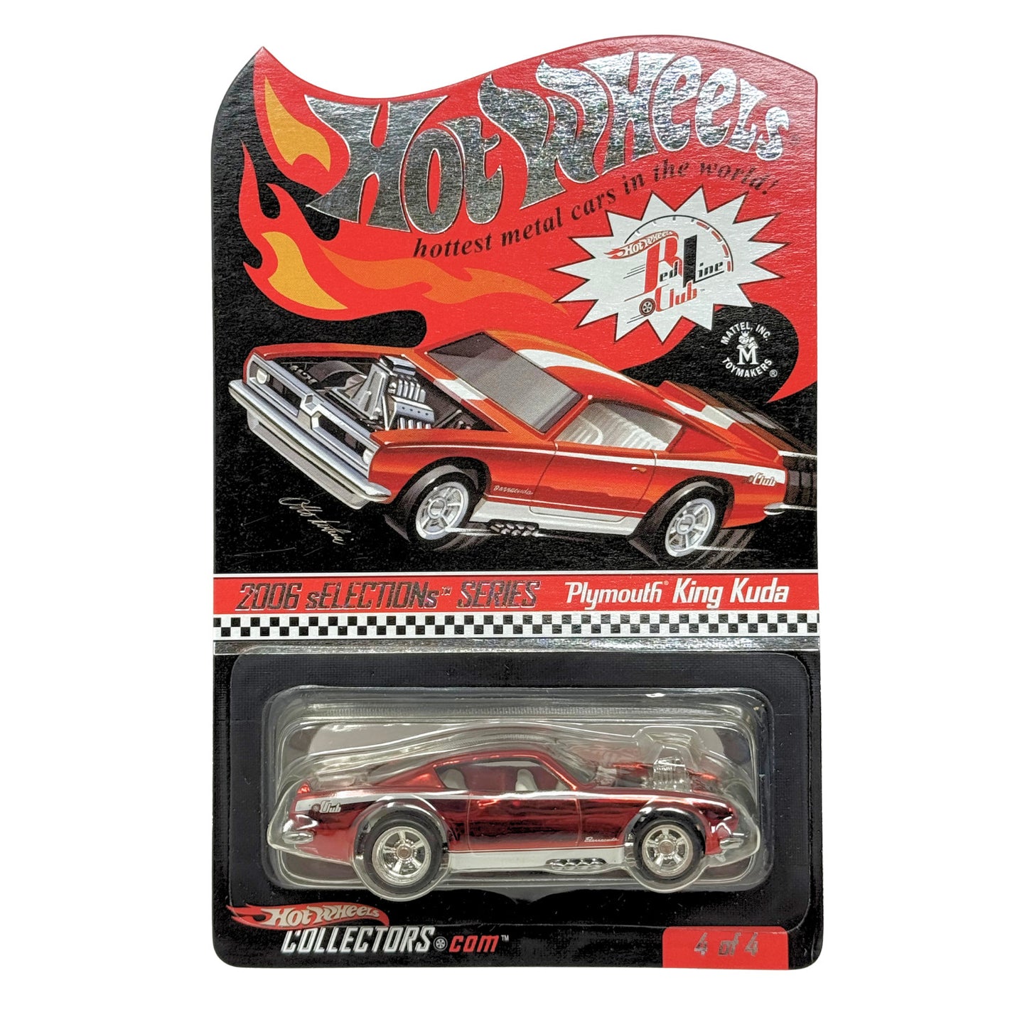 Hot Wheels RLC Red Line Club 2006 Selections Plymouth King Kuda 1:64 Diecast