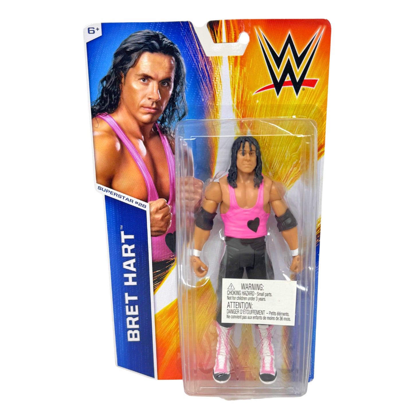 WWE Basic Series 49 Bret Hitman Hart action figure Mattel
