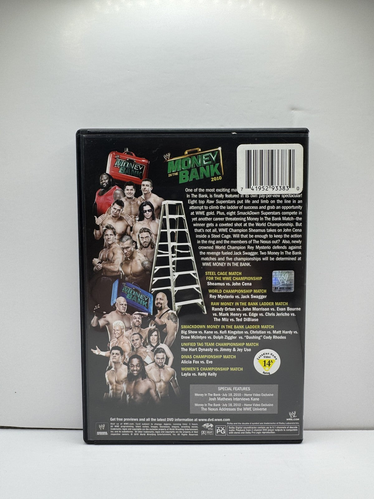 WWE Money In The Bank 2010 (DVD) WWE Wrestling