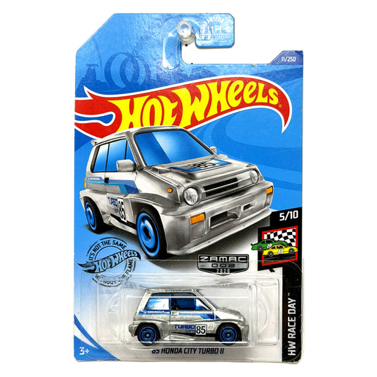Hot Wheels ZAMAC HW Race Day 1985 Honda City Turbo II 1:64 Diecast