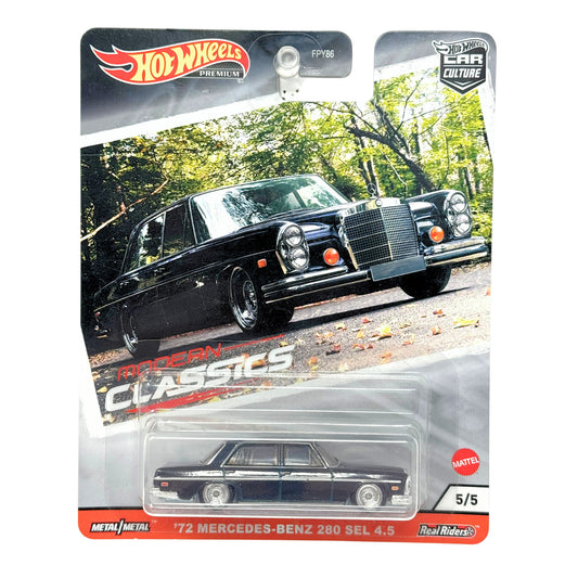 Hot Wheels Premium Modern Classics 1972 Mercedes-Benz 280 SEL 4.5 1:64 Diecast