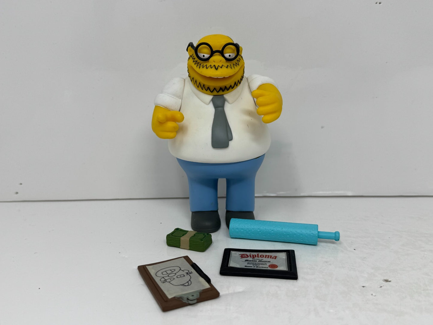 Simpsons World of Springfield Hospital Doctor Set Playmates Diorama