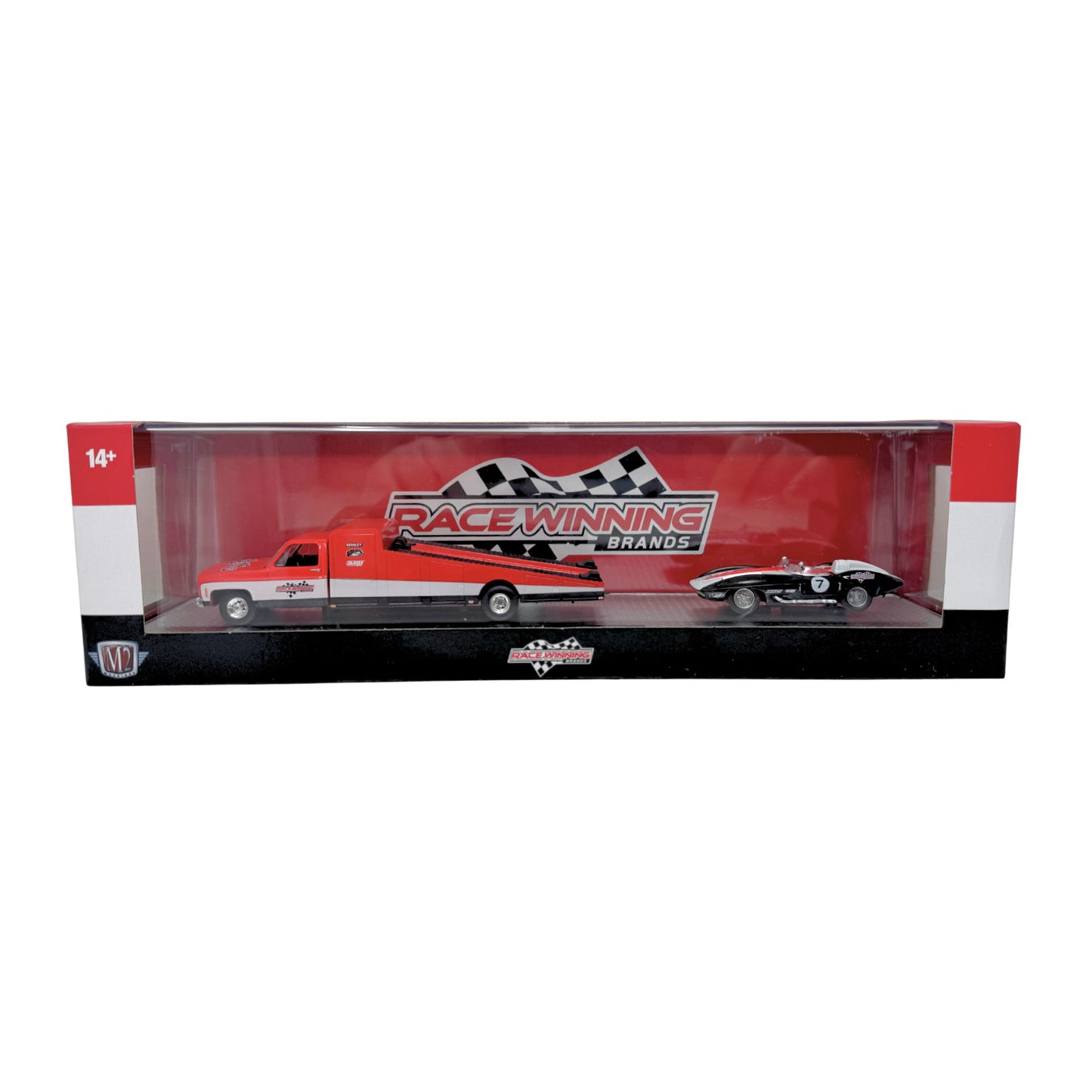 M2 Machines Race Winning 1959 Chevy Corvette XP-86 & Chevy Truck 1:64 Diecast