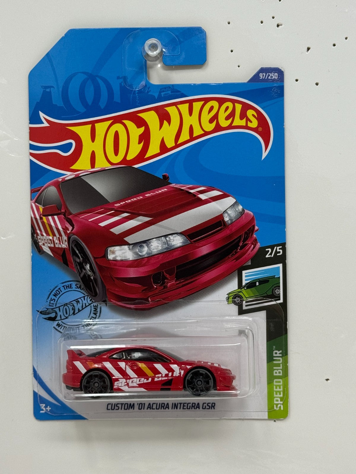 Hot Wheels Speed Blur Custom 2001 Acura Integra GSR 1:64 Diecast Red