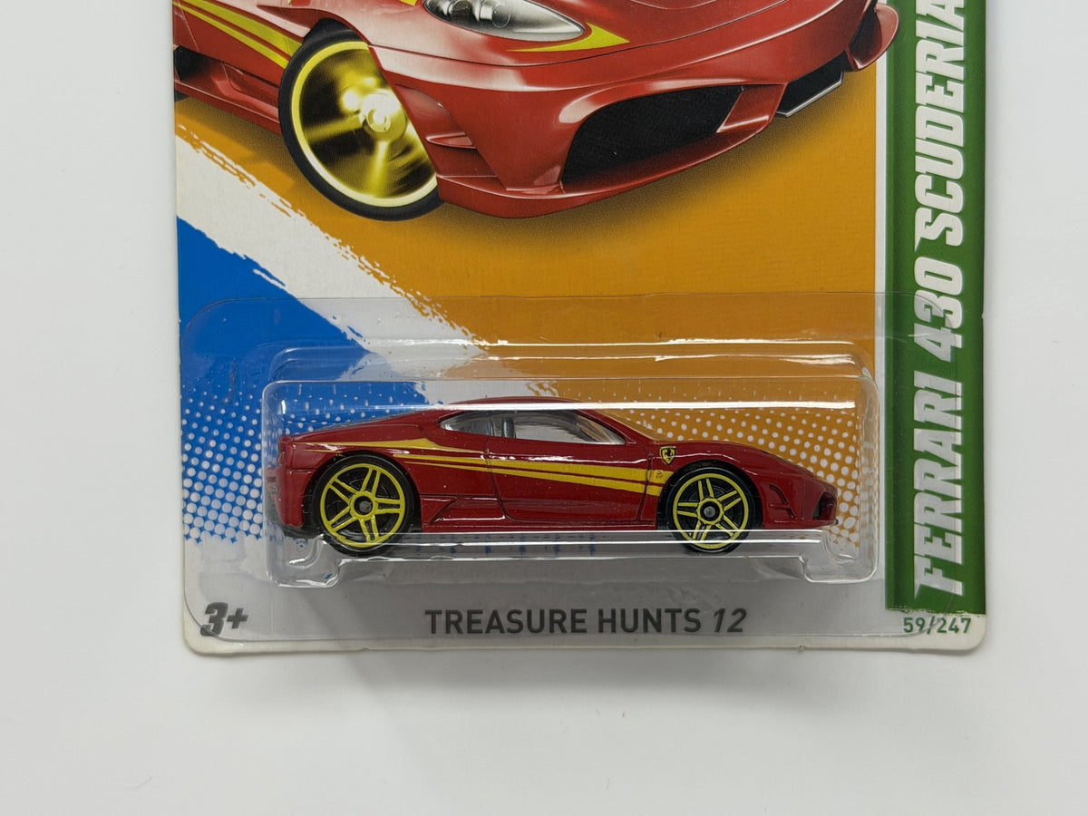 Hot Wheels Treasure Hunt Ferrari 430 Scuderia 1:64 Diecast Red