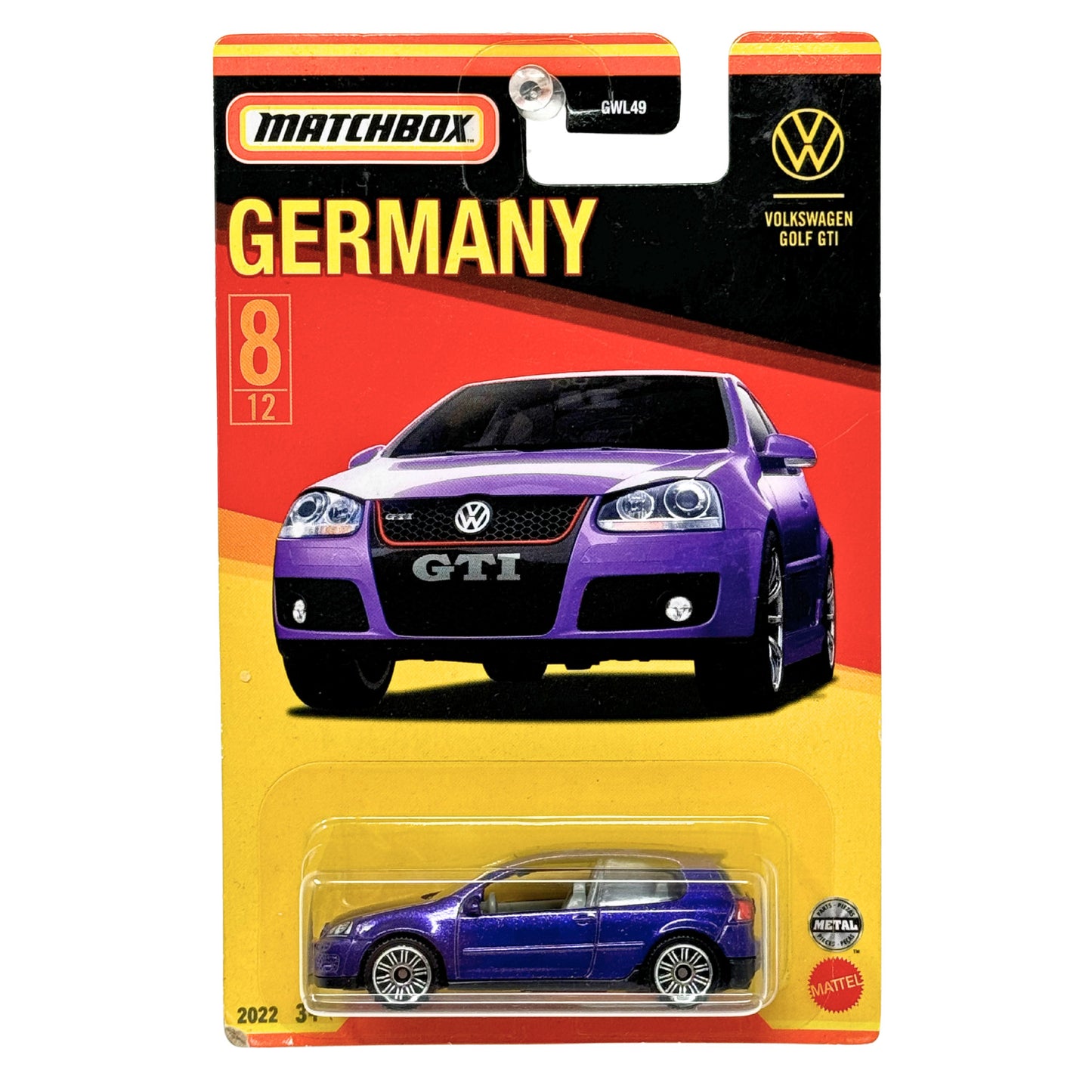 Matchbox Germany Volkswagen Golf GTI 1:64 Diecast