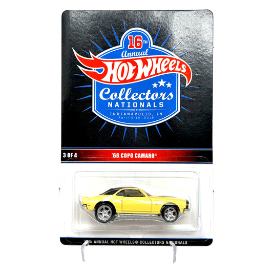 Hot Wheels 2016 16th Collector Nationals 1968 Chevrolet COPO Camaro 1:64 Diecast