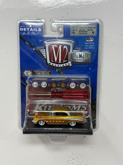 M2 Machines Auto Wheels 1957 Chevrolet Bel Air Custom CHASE 1:64 Diecast
