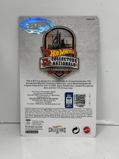Hot Wheels 2017 Collectors Nationals Texas Drive 'Em 1:64 Diecast