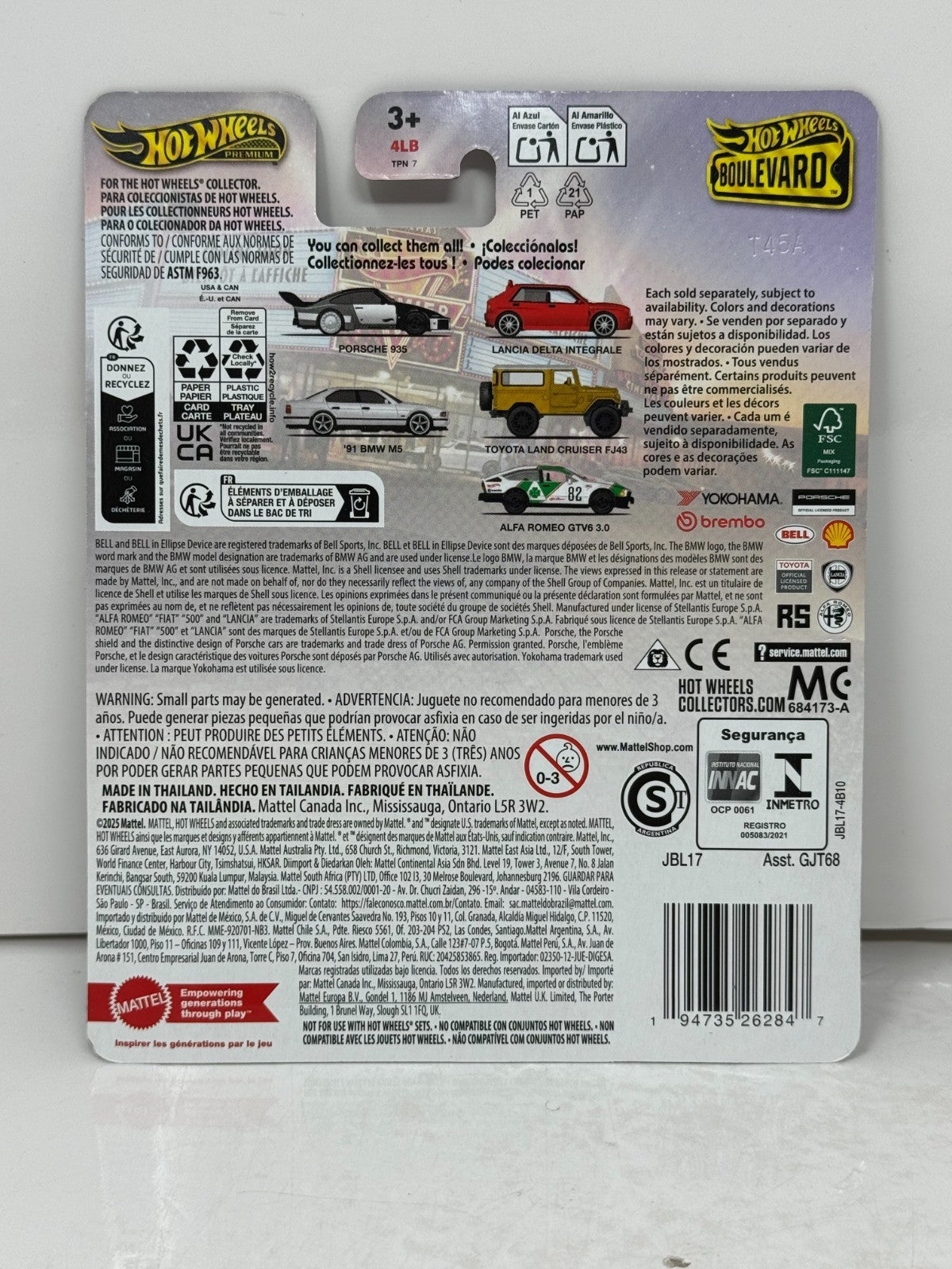 Hot Wheels Premium Boulevard #116 Porsche 935 1:64 Diecast