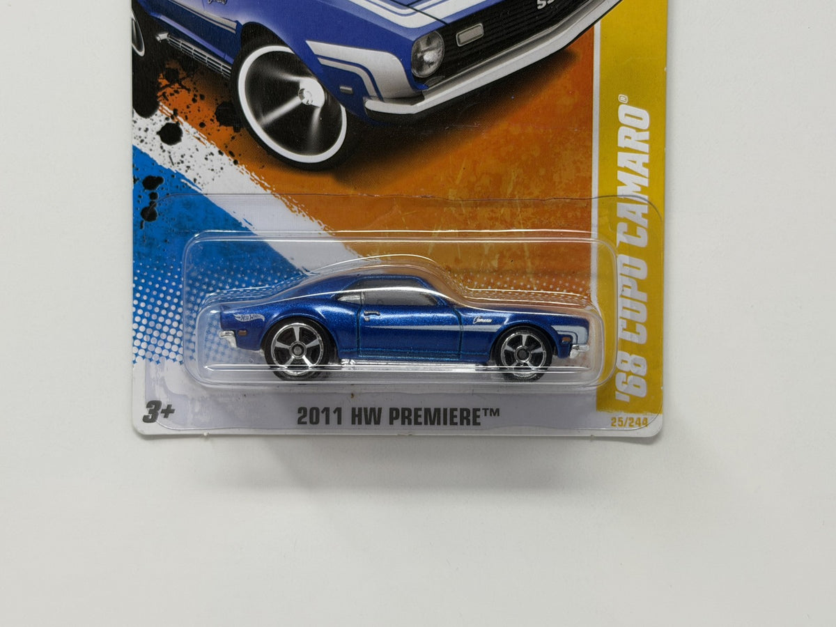 Hot Wheels 2011 HW Premiere 1968 COPO Camaro 1:64 Diecast Blue