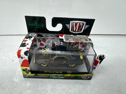 M2 Machines Wild Cards 1971 Plymouth Cuda 440 CHASE 1:64 Diecast