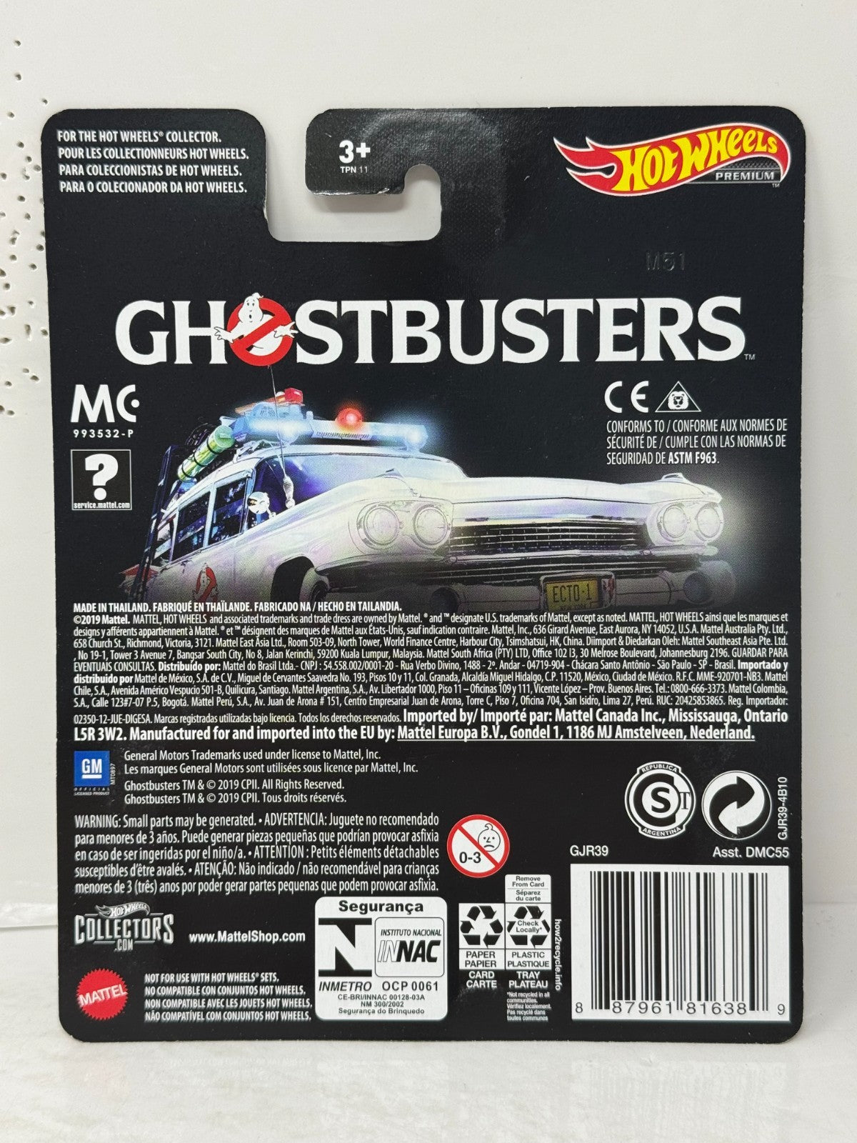 Hot Wheels Premium Ghostbusters Ecto-1 1:64 Diecast