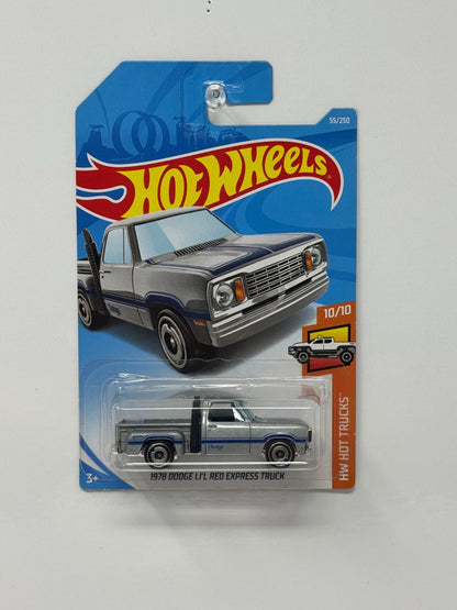 Hot Wheels Hot Trucks 1978 Dodge Li’l Red Express Truck 1:64 Diecast V2