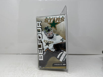 McFarlane NHL Ed Belfour Dallas Stars Series 1 Figure w/ Team Logo Water Bottle