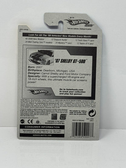 Hot Wheels New Models 2007 Ford Shelby GT500 1:64 Diecast Factory Sealed