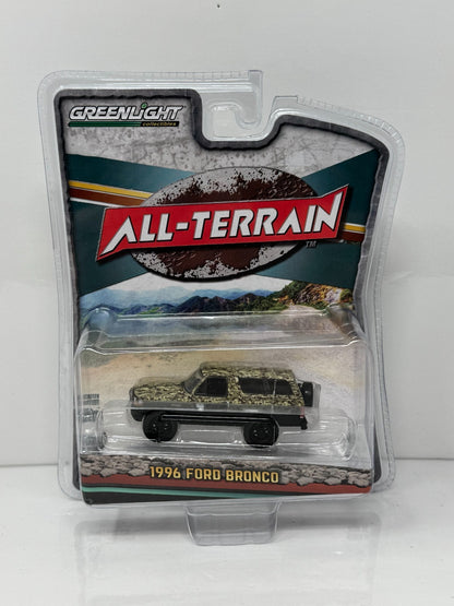 Greenlight All-Terrain 1996 Ford Bronco Camo 1:64 Diecast