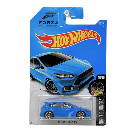 Hot Wheels Night Burnerz 2016 Ford Focus RS 1:64 Diecast PAINT WAVE ERROR