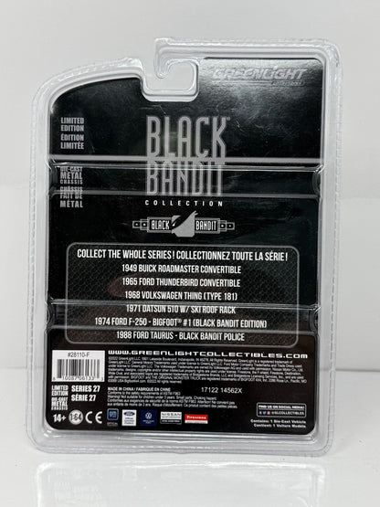 Greenlight Black Bandit Collection 1988 Ford Taurus Police 1:64 Diecast