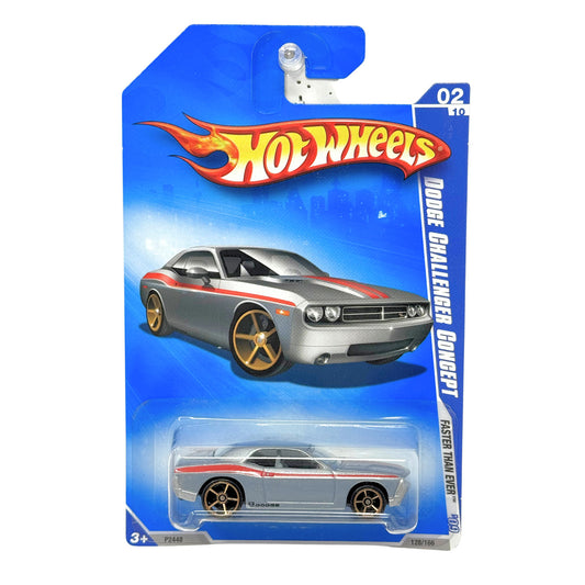 Hot Wheels Faster Than Ever Dodge Challenger Concept 1:64 Diecast Silver