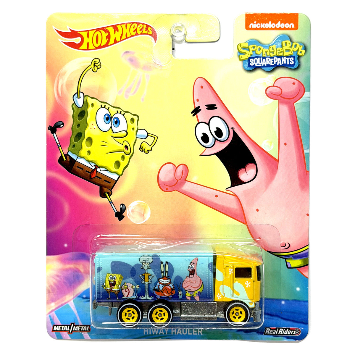 Hot Wheels SpongeBob SquarePants Hiway Hauler 1:64 Diecast Real Riders
