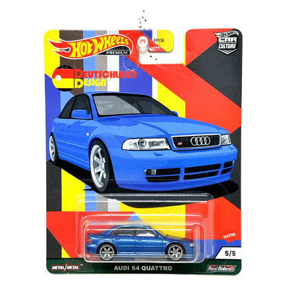 Hot Wheels Premium Deutschland Design Audi S4 Quattro 1:64 Diecast