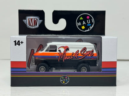 M2 Machines Maui & Sons 1971 Chevrolet Van G10 1:64 Diecast
