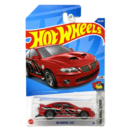 Hot Wheels HW Drag Strip 2006 Pontiac GTO 1:64 Diecast Red