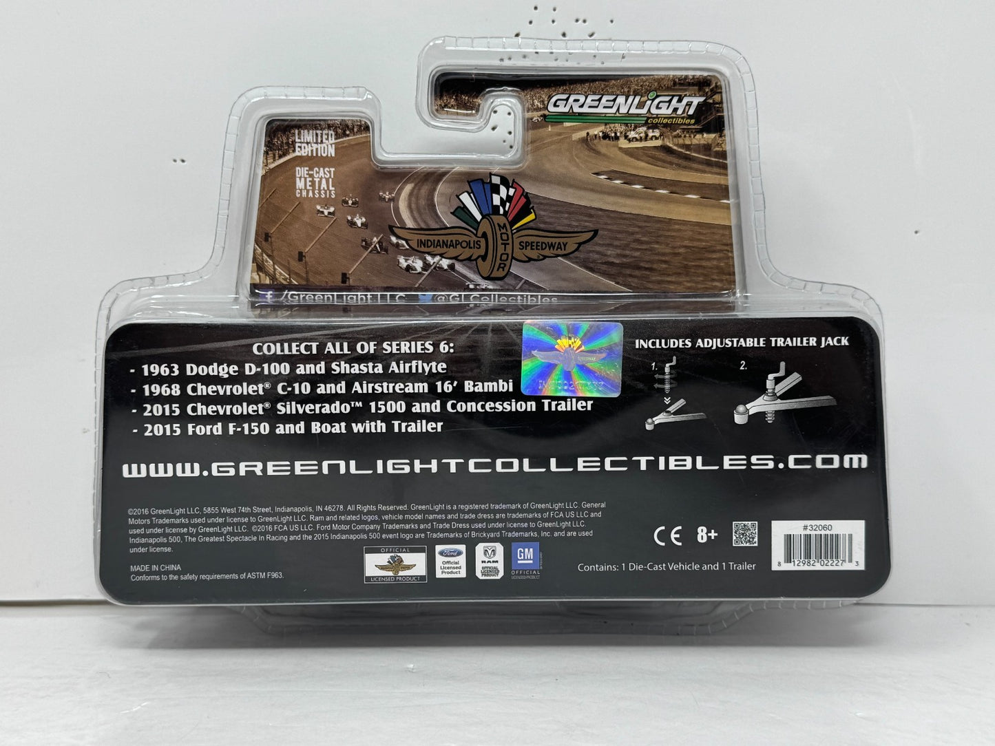 Greenlight Indianapolis Motor Speedway 2015 Chevrolet Silverado 1500 164 Diecast