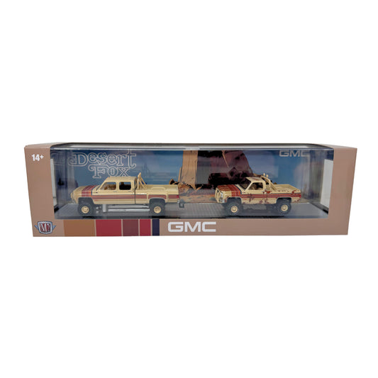 M2 Machines GMC Desert Fox 1977 GMC Sierra Classic 3500 & Grande 15 1:64 Diecast