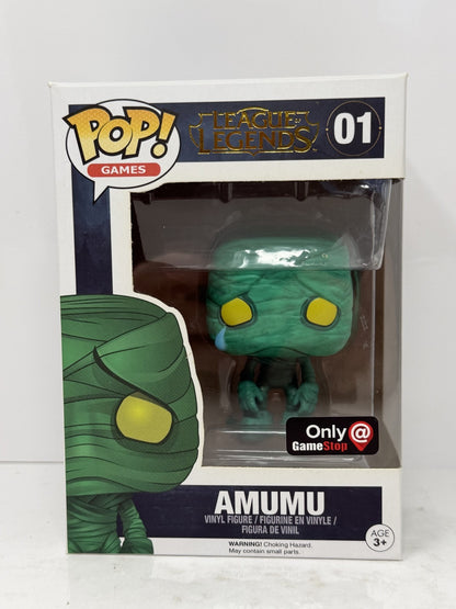 Funko Pop! Games League of Legends #01 Amumu GameStop Exclusive Vinyl Figure
