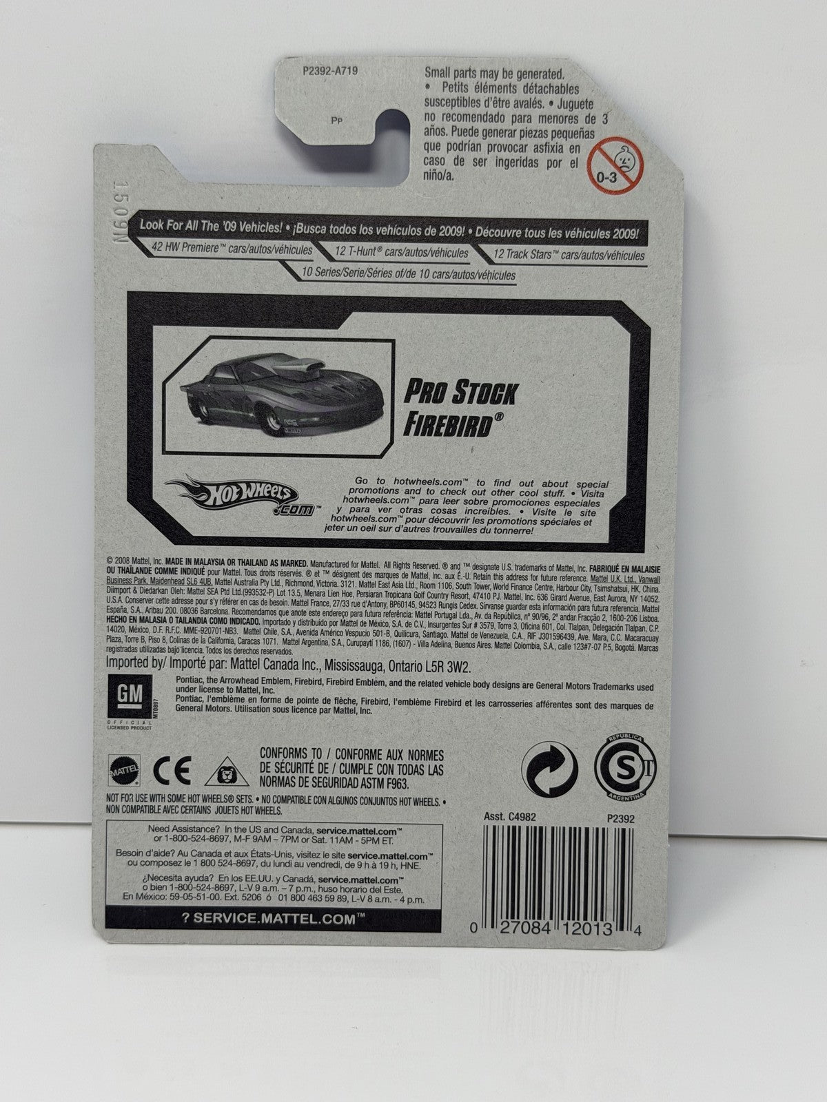 Hot Wheels Racing Pro Stock Firebird 1:64 Diecast Purple