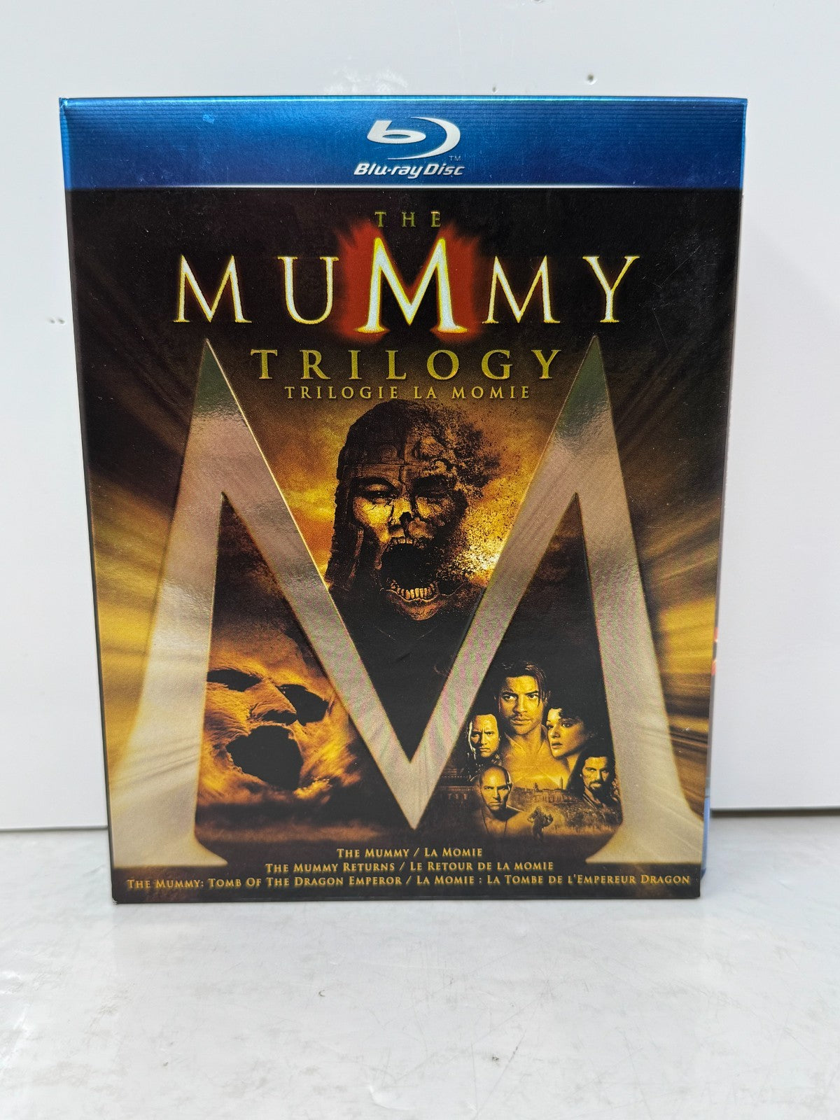 Mummy Trilogy (Blu-ray) Brendan Fraser Adventure Movie Set