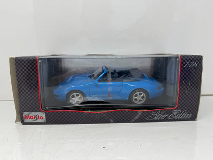 Maisto 1994 Porsche 911 Carrera Cabriolet Silver Edition 1:18 Diecast