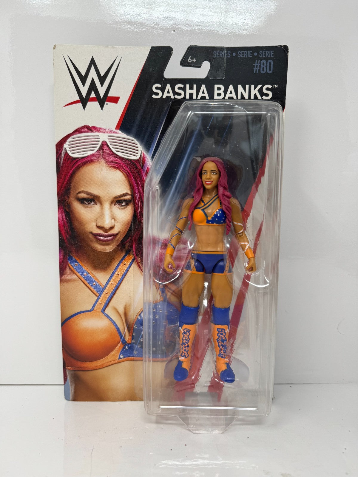 Mattel WWE Sasha Banks #80 Basic Series Wrestling Action Figure