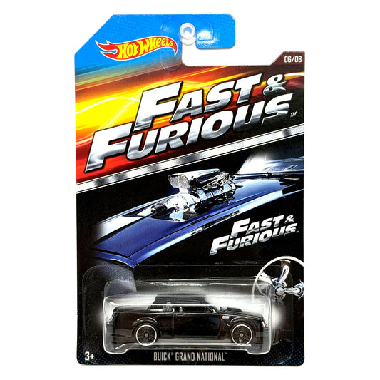 Hot Wheels Fast & Furious Buick Grand National 1:64 Diecast Black