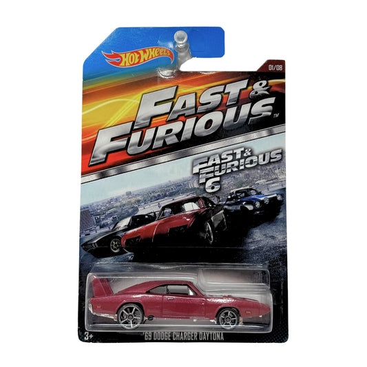Hot Wheels Fast & Furious 6 1969 Dodge Charger Daytona 1:64 Diecast
