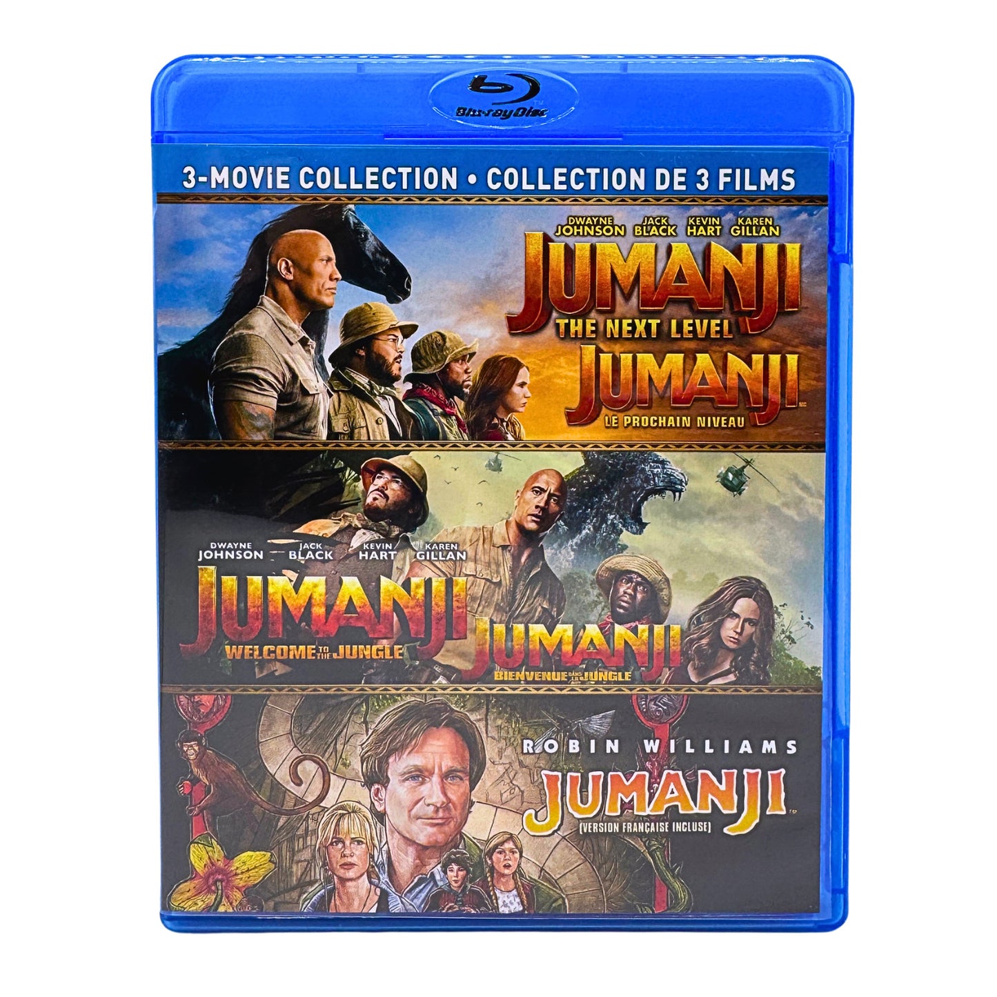 Jumanji 3-Movie Collection (Blu-ray) Jumanji Adventure