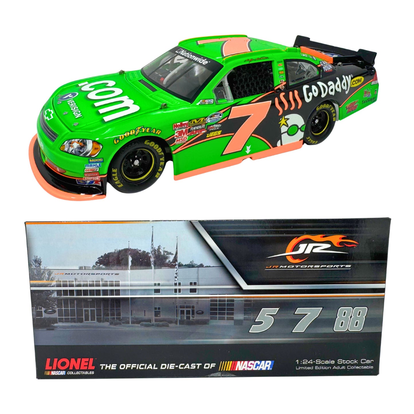 Lionel NASCAR Kasey Kahne #7 GoDaddy 2011 Chevrolet Impala 1:24 Diecast