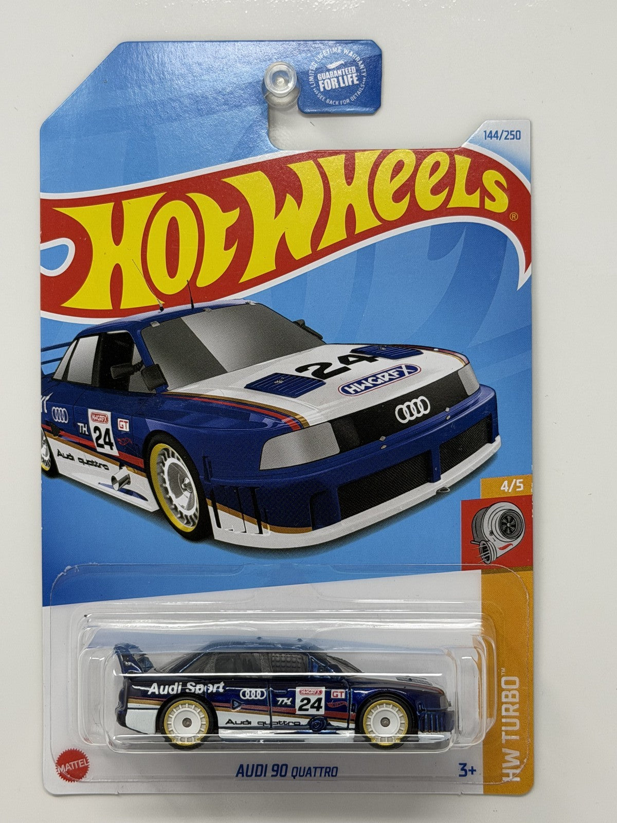 Hot Wheels Super Treasure Hunt Audi 90 Quattro HW Turbo 1:64 Diecast STH