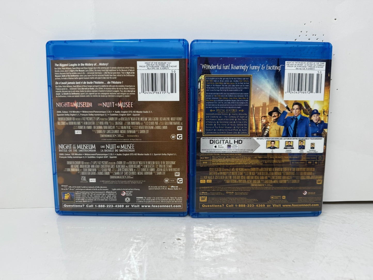 Night at the Museum 1-2 + Secret of the Tomb Blu-ray Ben Stiller Collection