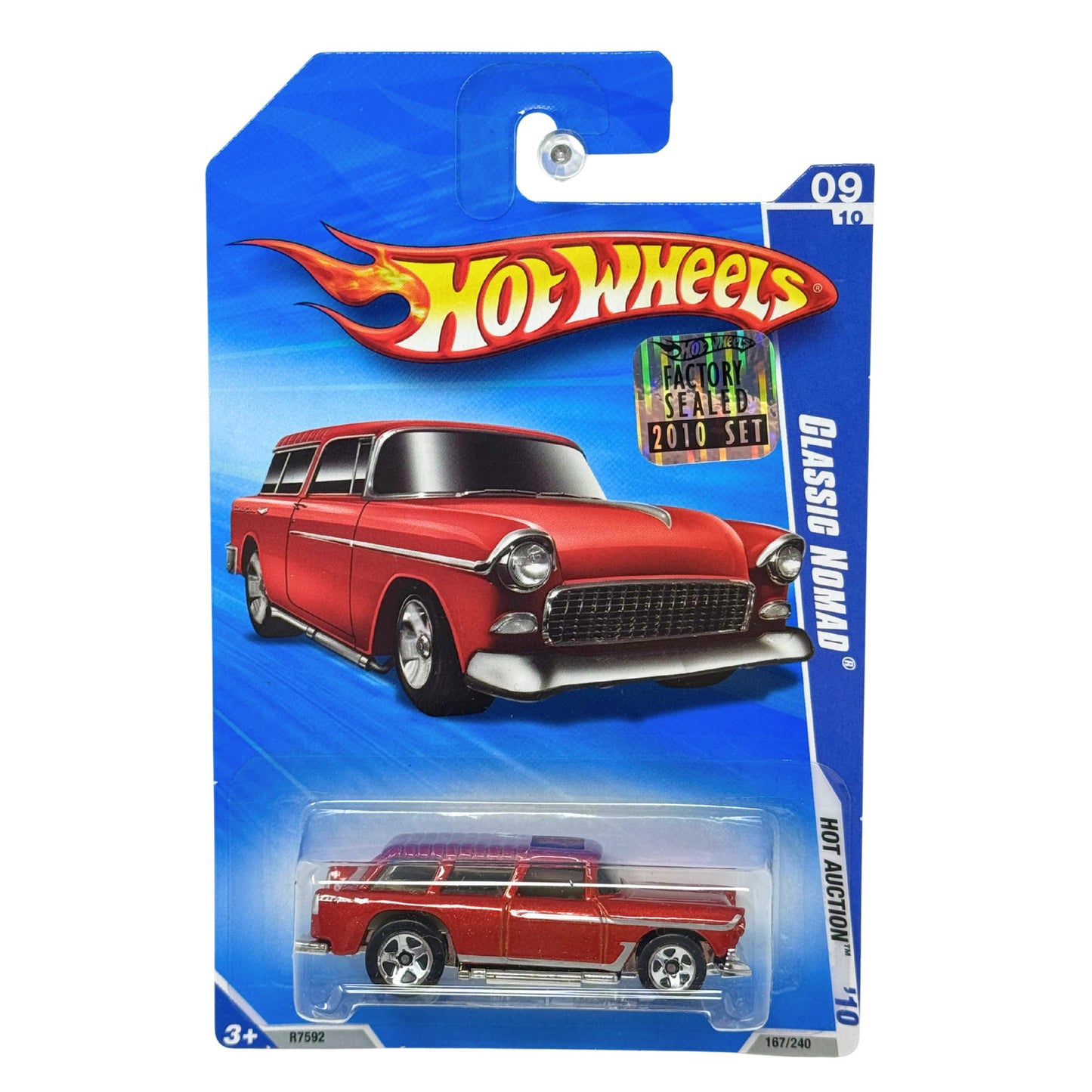 Hot Wheels Hot Auction ’10 Chevy Nomad 1:64 Diecast Factory Sealed