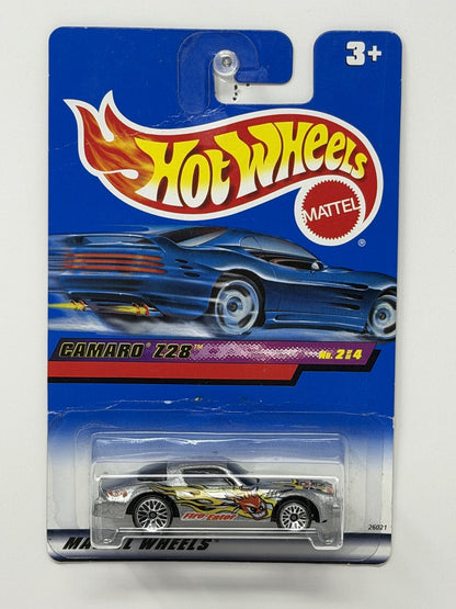Hot Wheels Mainline 1993 Chevrolet Camaro Z28 1:64 Diecast Silver Fire Eater