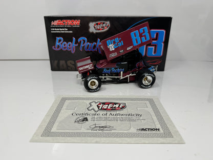 Action NASCAR Kasey Kahne #83 Beef Packers 2003 Sprint Car Xtreme 1:24 Diecast