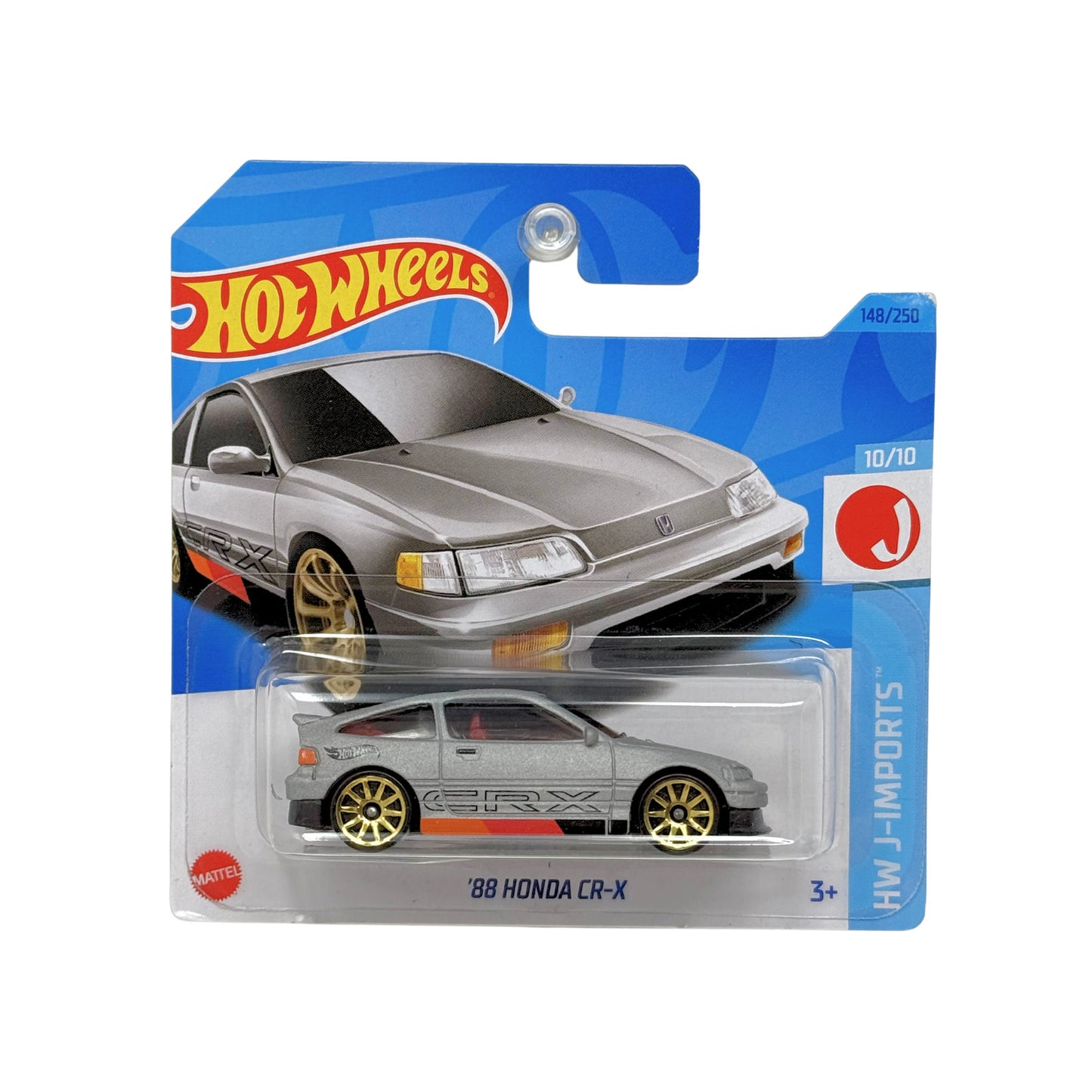 Hot Wheels J-Imports 1988 Honda CR-X 1:64 Diecast Short Card
