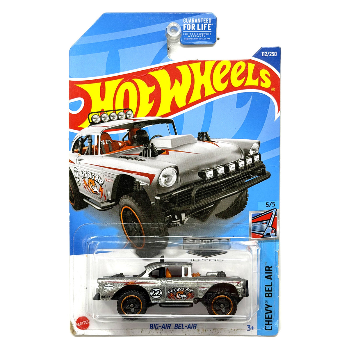 Hot Wheels ZAMAC Chevy Bel Air Big-Air Bel-Air 1:64 Diecast