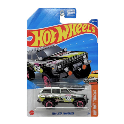 Hot Wheels HW Hot Trucks 1988 Jeep Wagoneer ZAMAC 1:64 Diecast