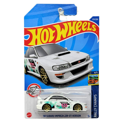 Hot Wheels Rally Champs 1998 Subaru Impreza 22B-STi Version JDM 1:64 Diecast