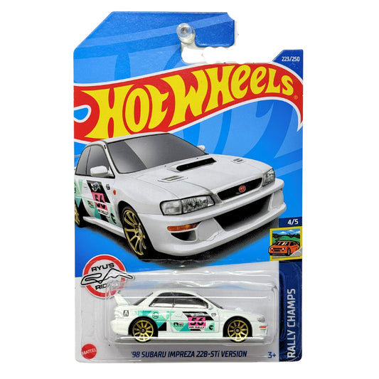 Hot Wheels Rally Champs 1998 Subaru Impreza 22B-STi Version JDM 1:64 Diecast